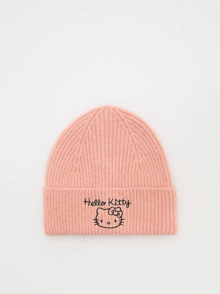 Pletená čepice Hello Kitty