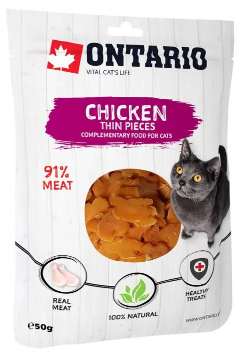 Pochoutka Ontario kuřecí tenké kousky 50g 50g