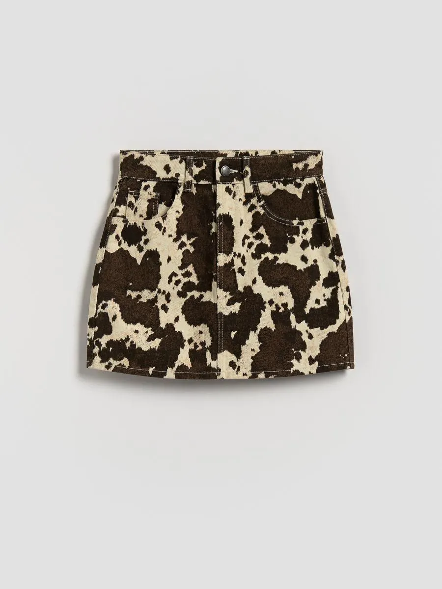 Sukně se zvířecím vzorem