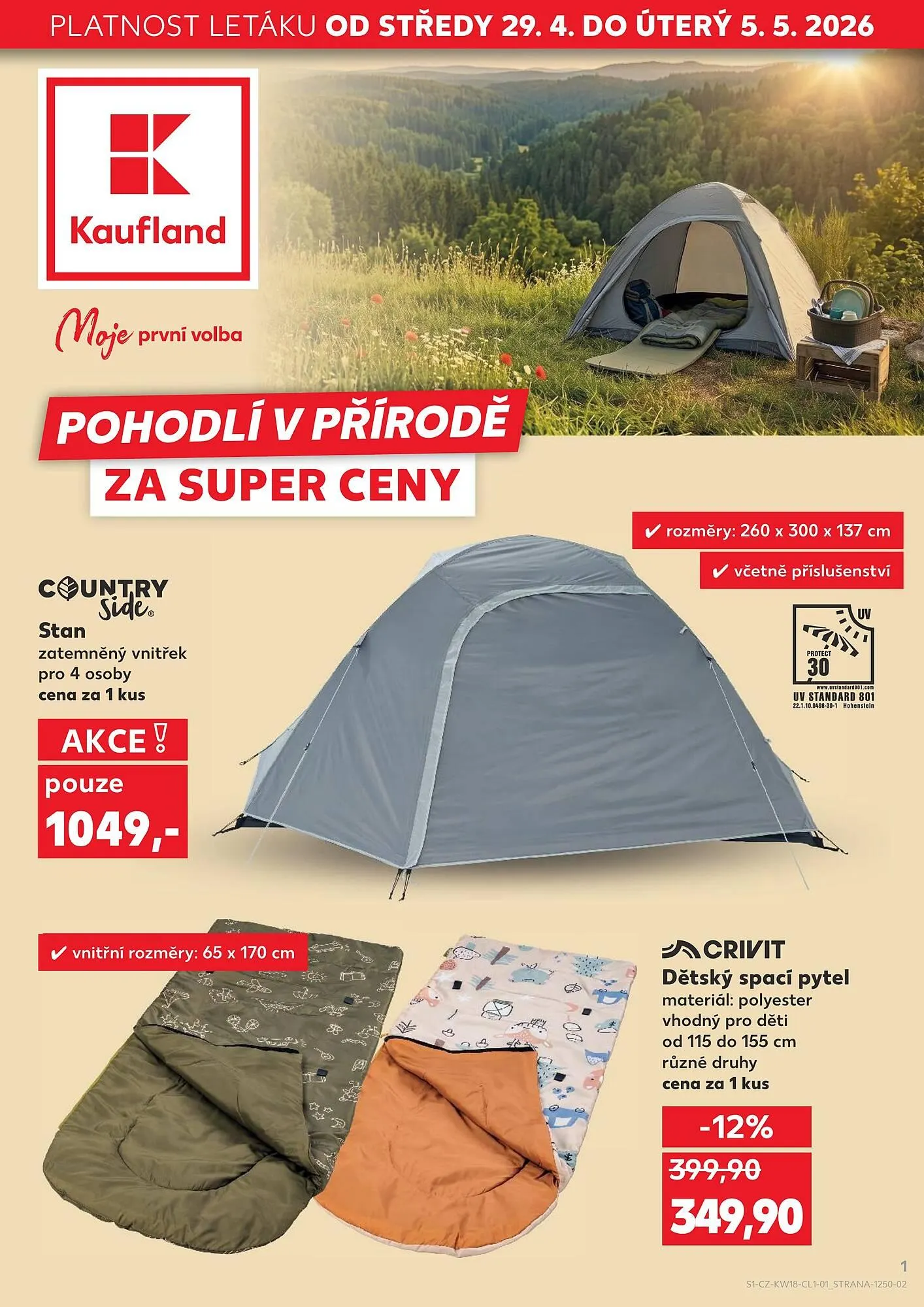 Kaufland leták - 29. dubna 5. května 2026 - Page 1