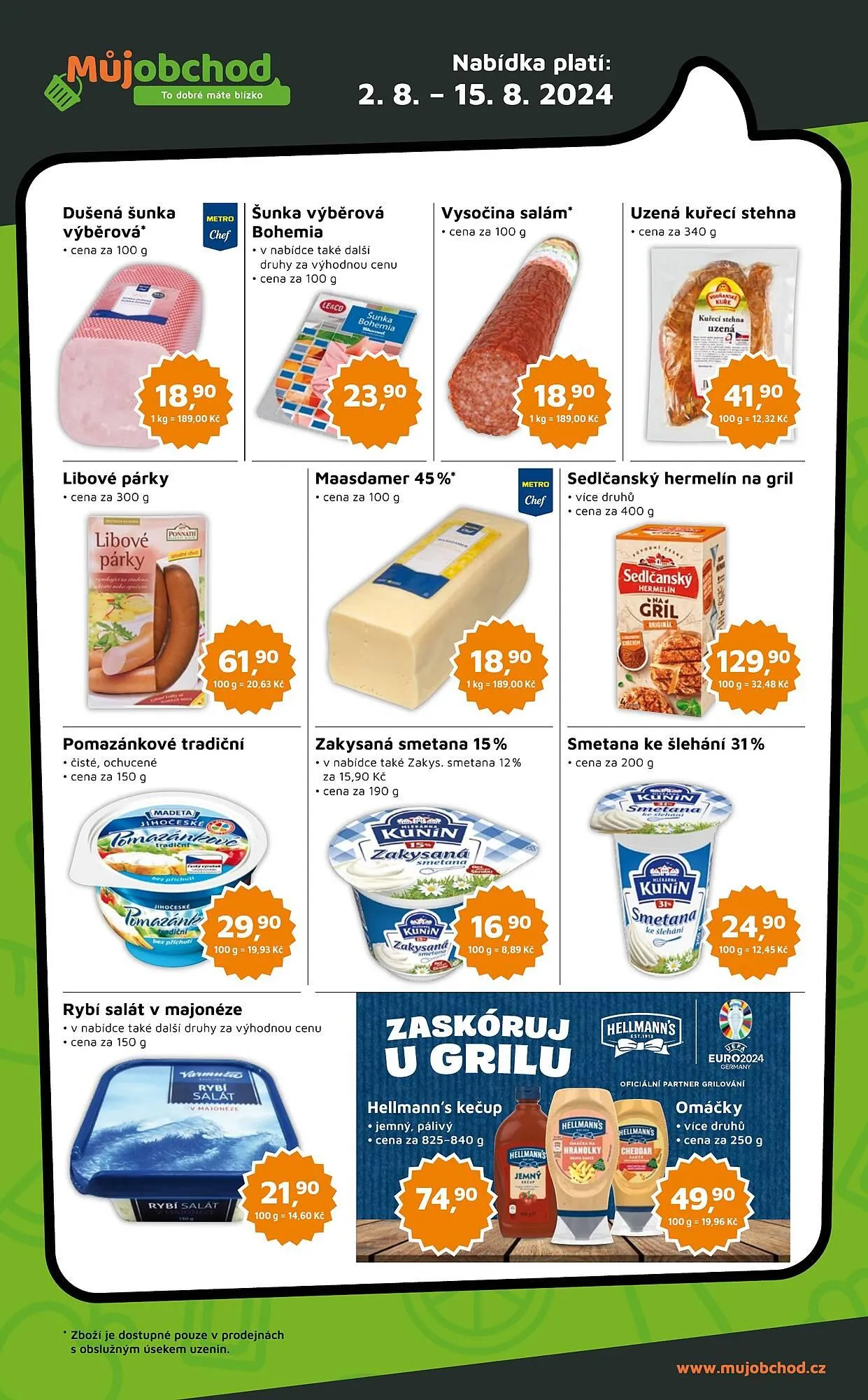 Můjobchod leták - 2. srpna 15. srpna 2024 - Page 3