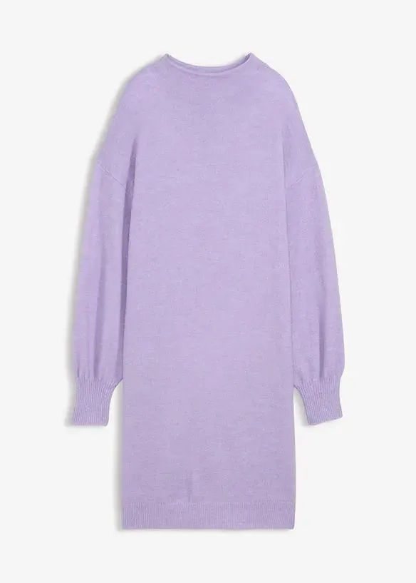 Melírované pletené šaty