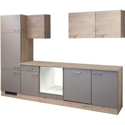 Flex-Well Kuchyně Arizona 280 cm/typ 3 - bez el.spotřebičů a dřezu