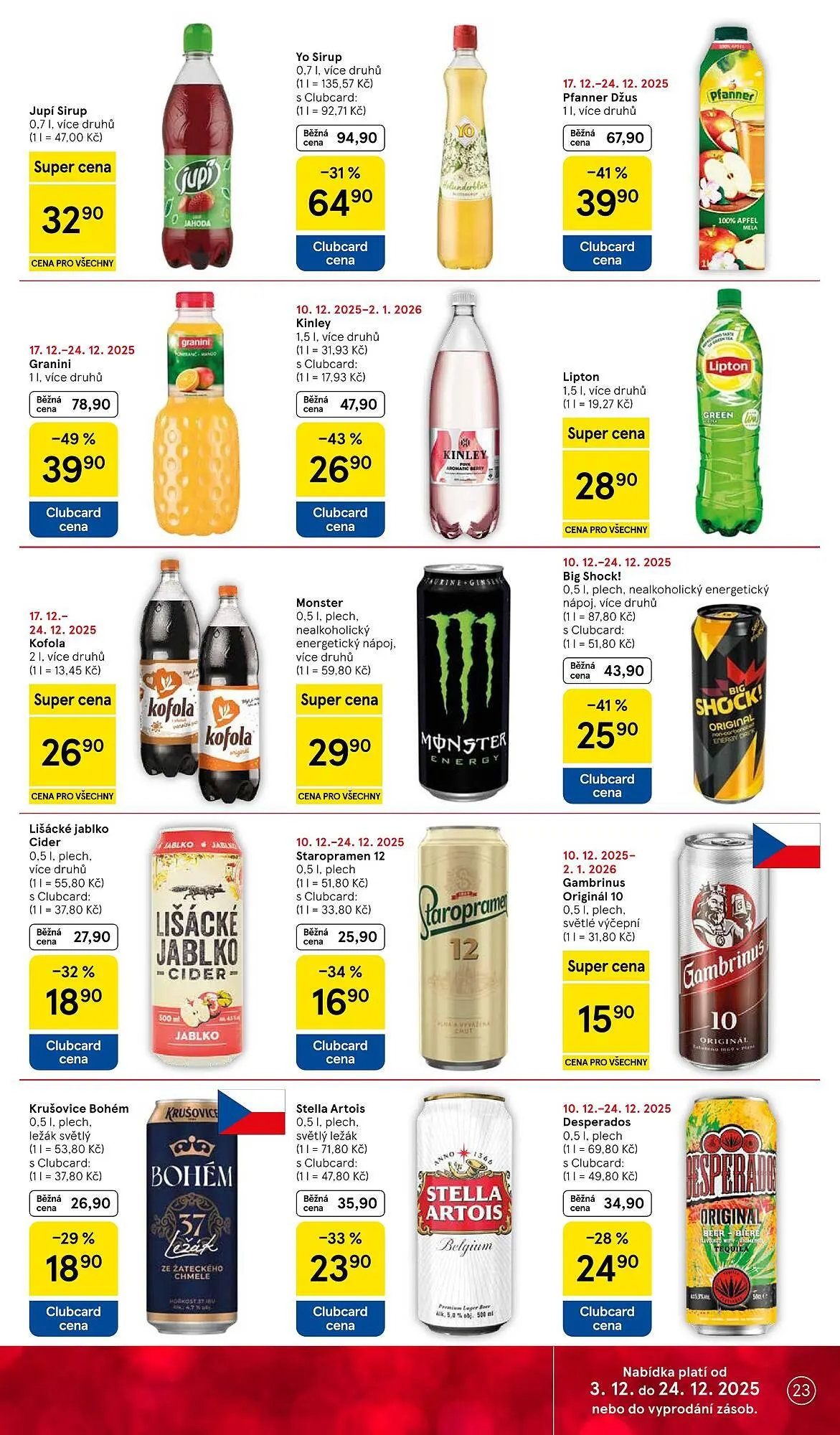 Tesco leták - 17. prosince 24. prosince 2025 - Page 23