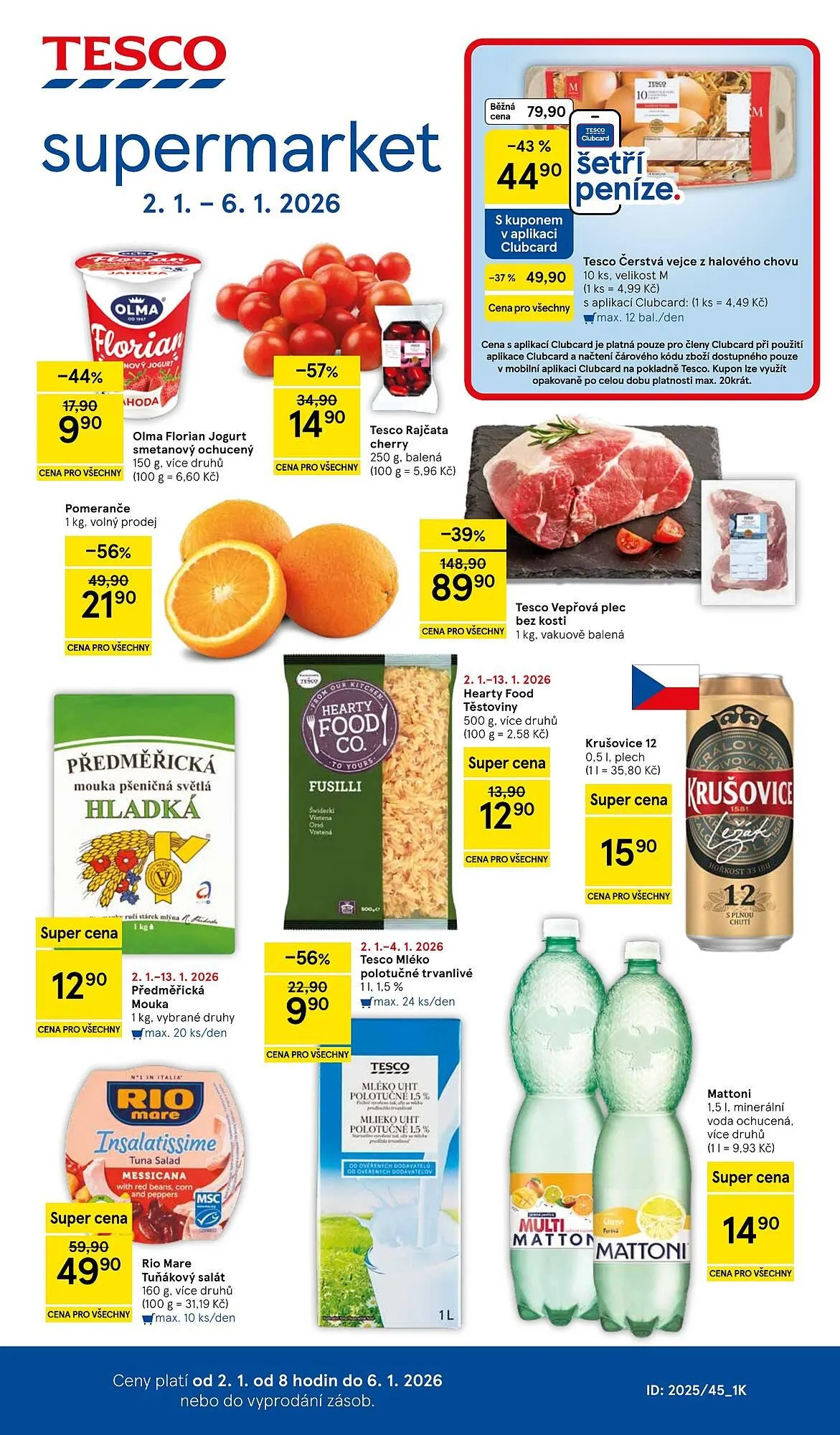 Tesco leták - 2. ledna 6. ledna 2026 - Page 1