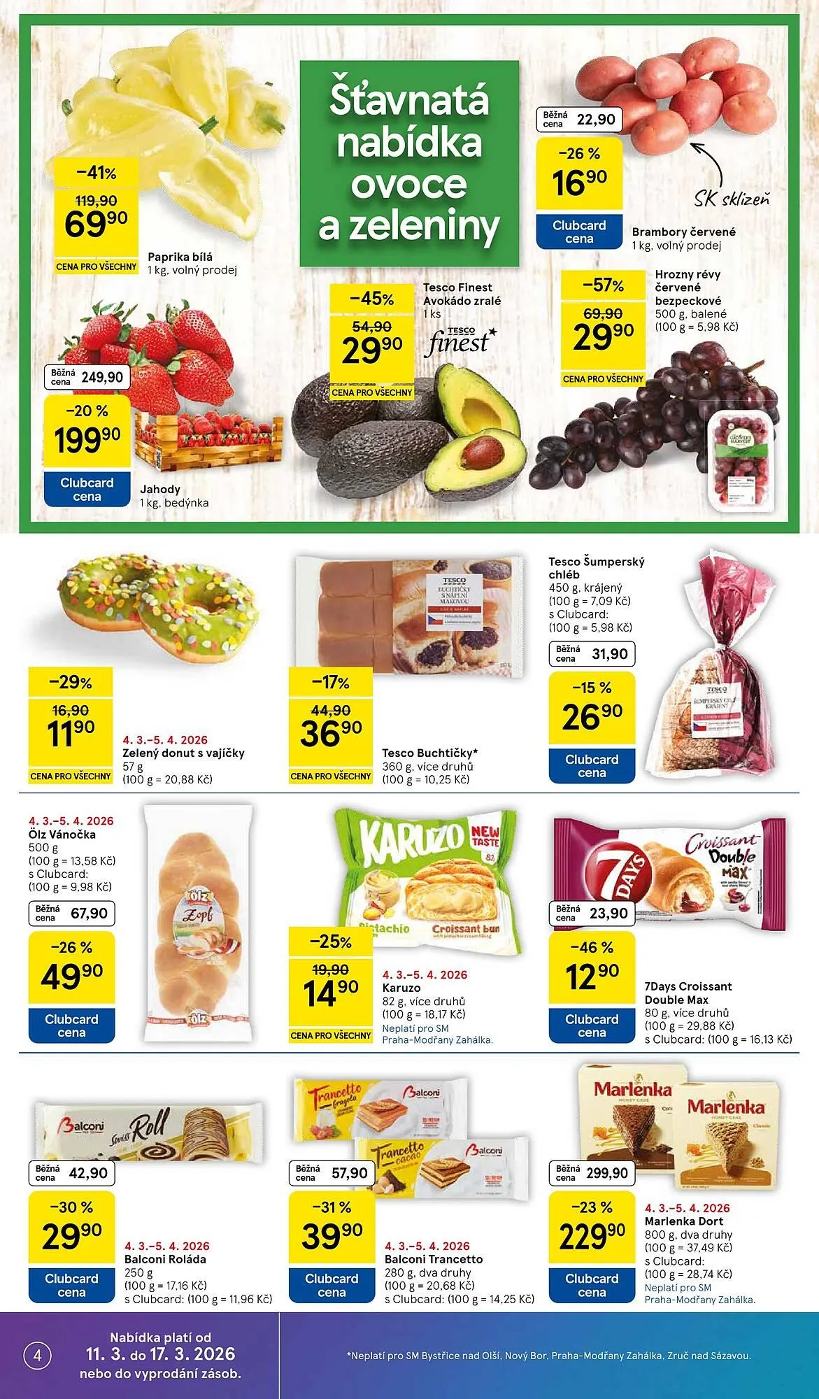 Tesco leták - 11. března 17. března 2026 - Page 4