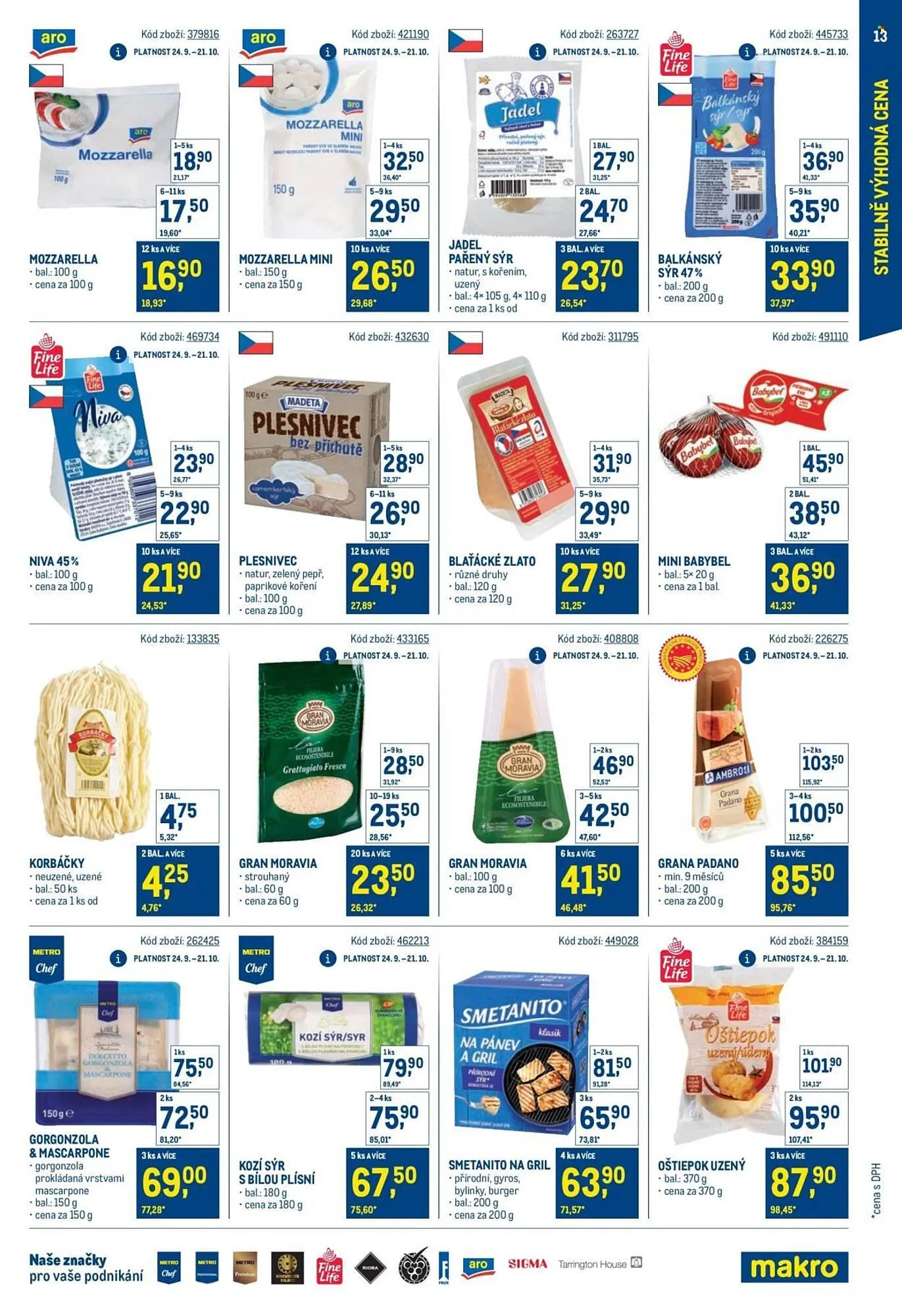 Makro leták - 24. září 18. listopadu 2025 - Page 13
