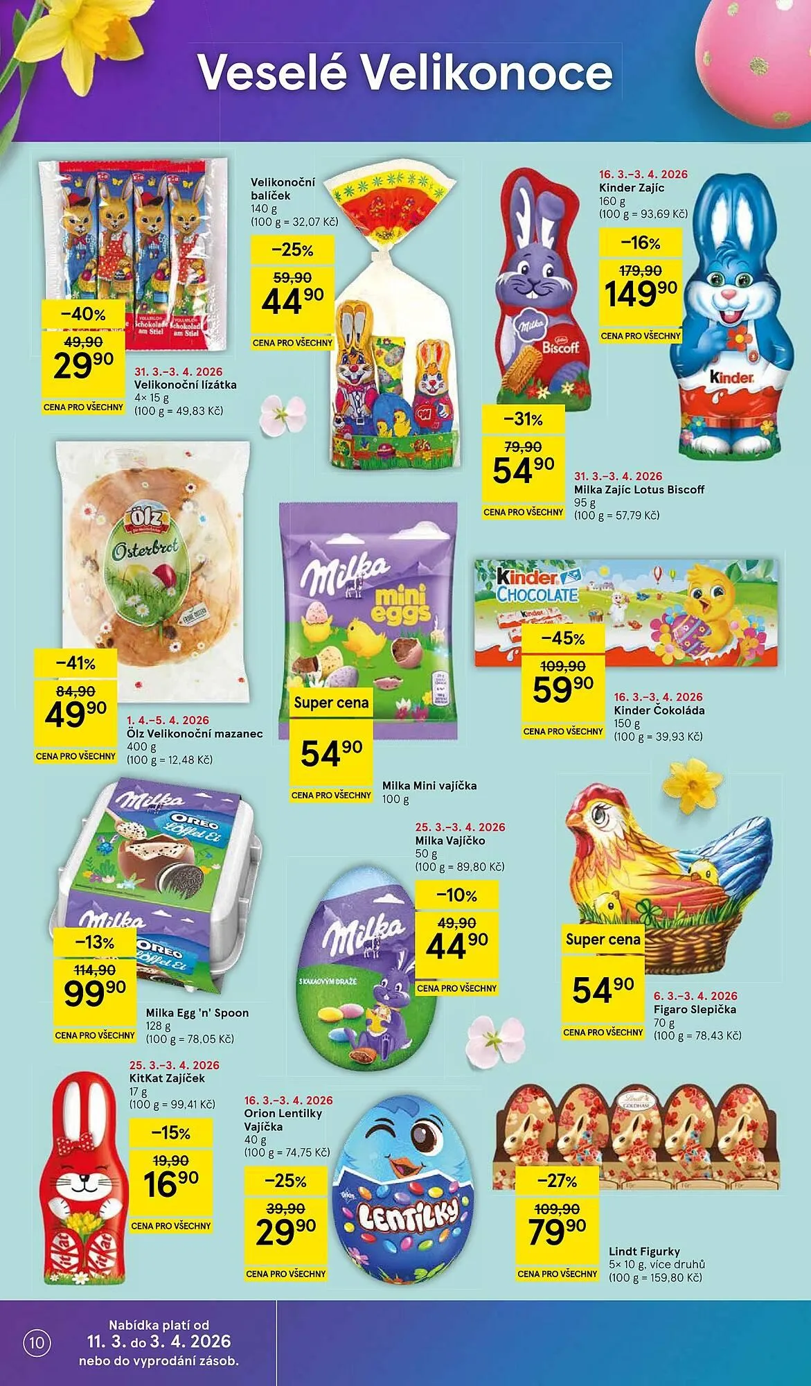 Tesco leták - 31. března 5. dubna 2026 - Page 10