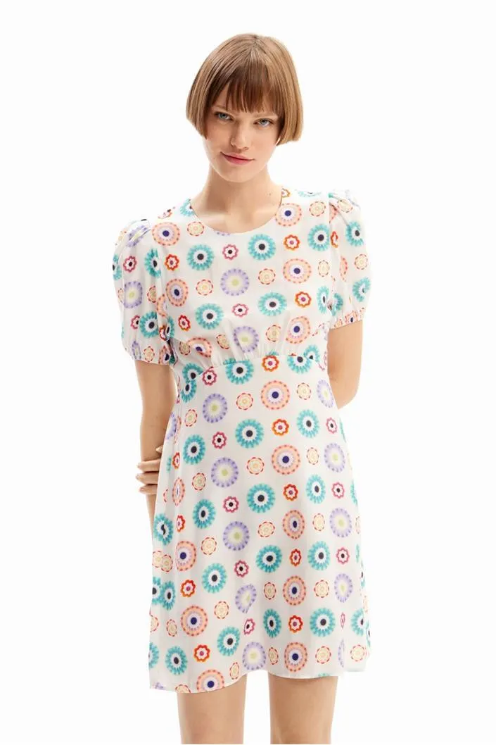 šaty Desigual Edmonton blanco