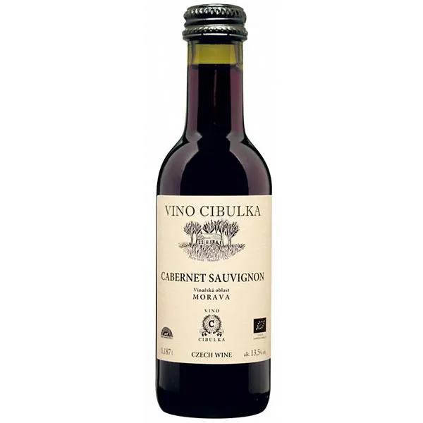 Cabernet Sauvignon Výběr z hroznů 0,187l Víno Cibulka