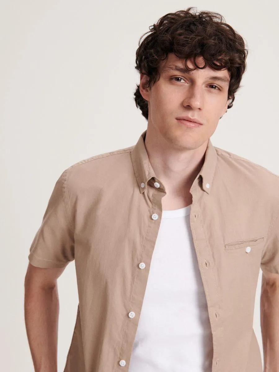 Jednobarevná košile slim fit