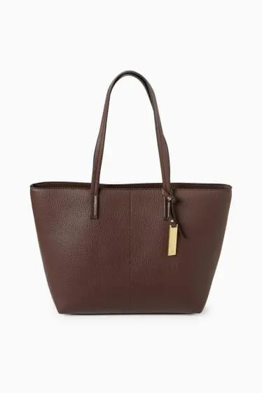 Velká kabelka shopper - imitace kůže