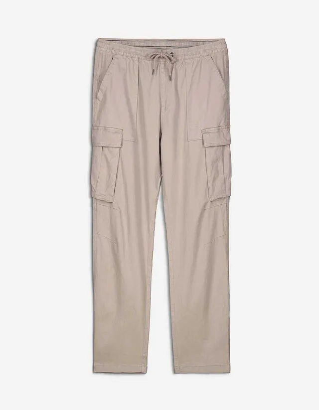 Cargo kalhoty - Na spodním lemu šňůrka na stažení