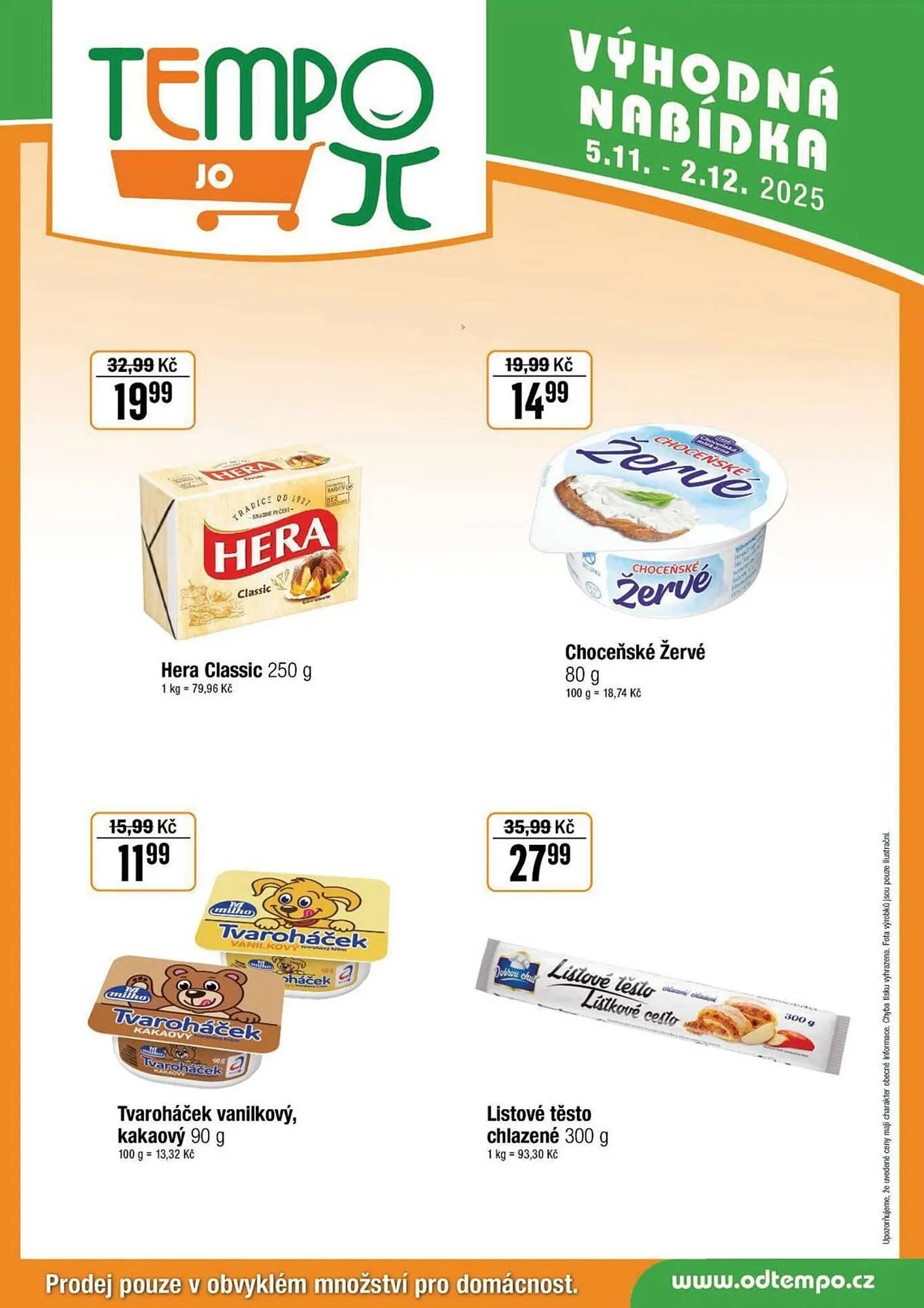 TEMPO leták - 5. listopadu 2. prosince 2025 - Page 6