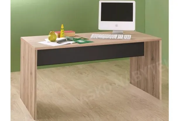 Psací stůl Cariba, dub san remo/grafit