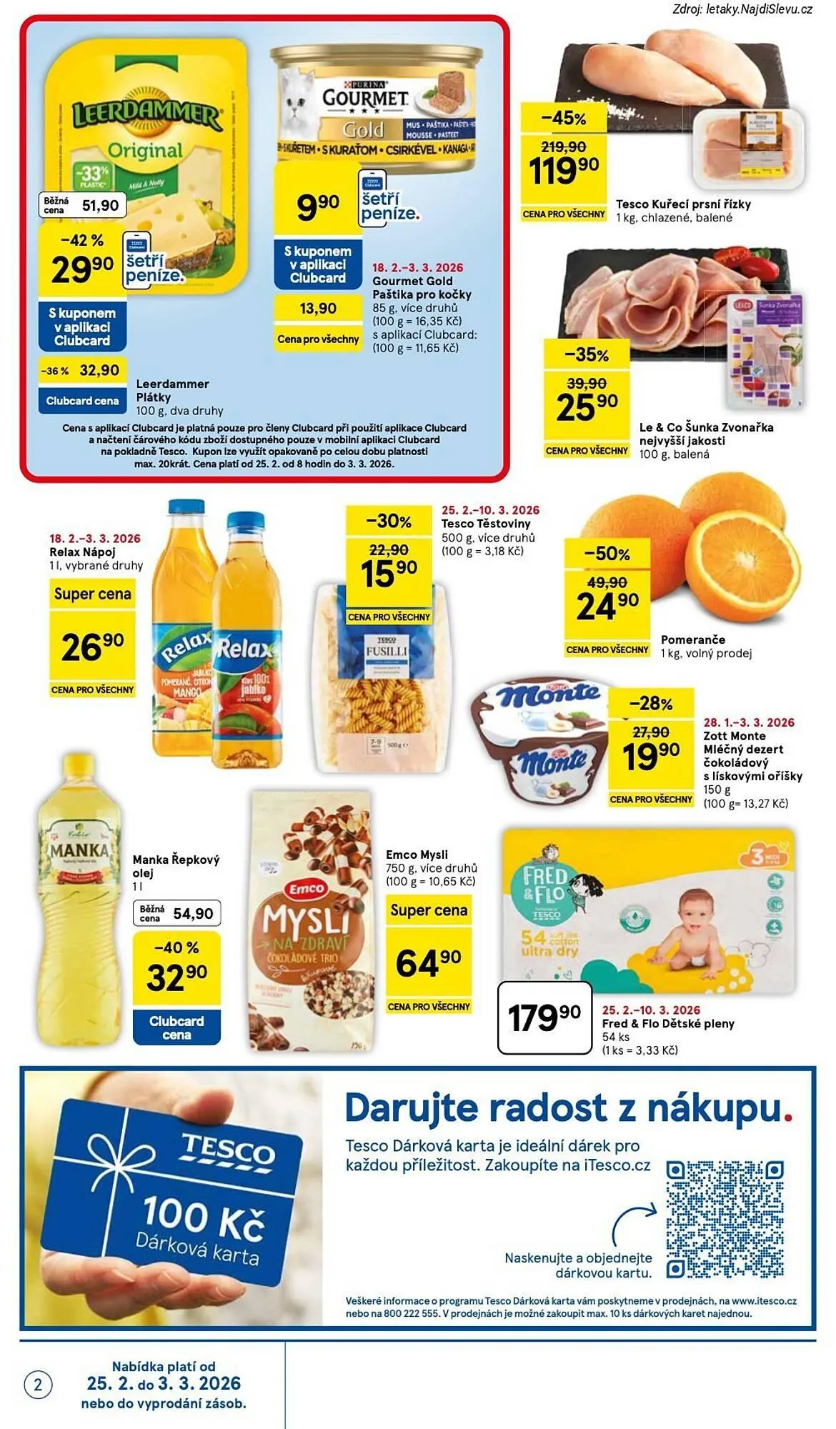 Tesco leták - 25. února 3. března 2026 - Page 2