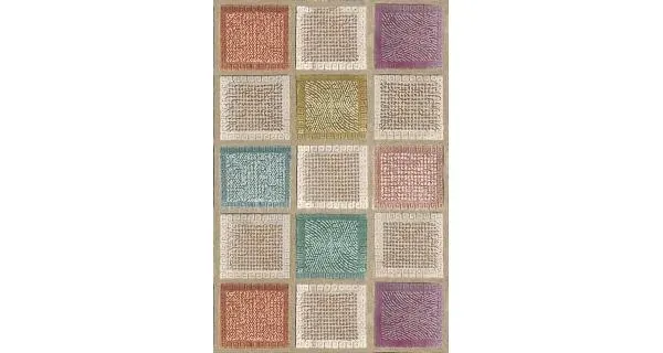 Kusový koberec, syntetický, nízký vlas, protiskluzový, 50 x 80 cm