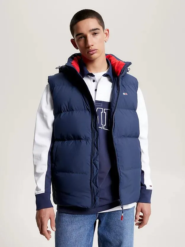 Essential Casual Hooded Recycled Down Vest