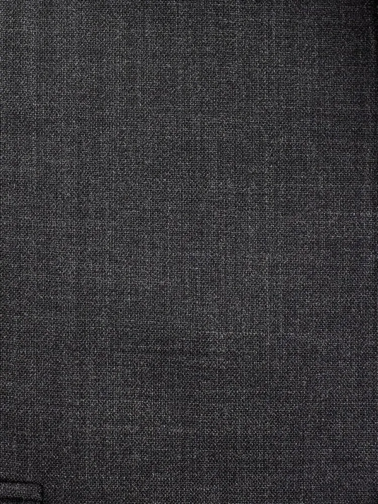 Tmavošedá - Značková obleková bunda klasického střihu Nova Fides 100% italské vlny