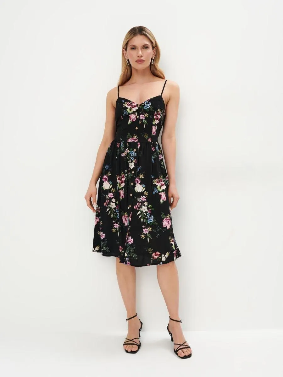 Rochie midi din viscoză