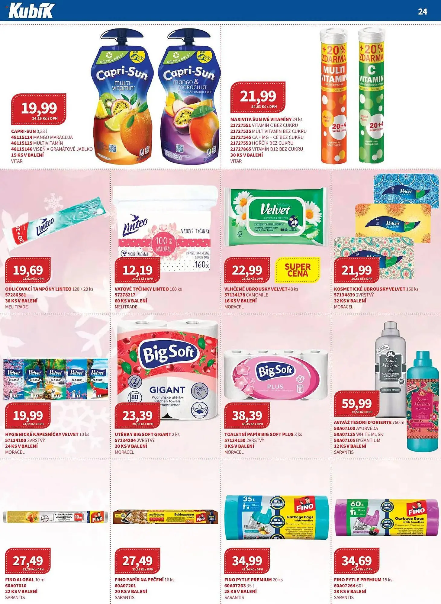 Kubík potraviny leták - 1. prosince 31. prosince 2025 - Page 24