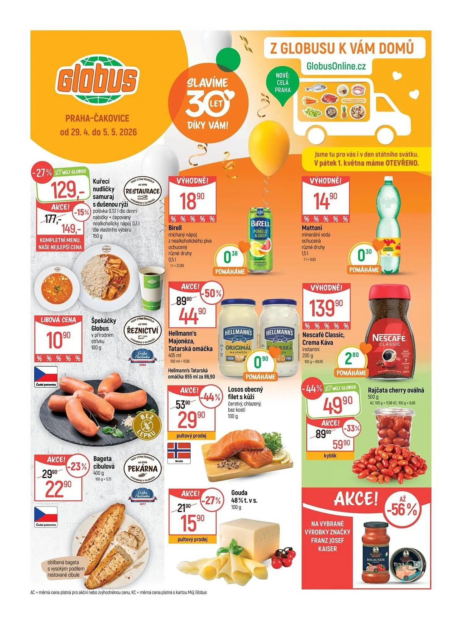 Globus leták - 29. dubna 5. května 2026 - Page 1