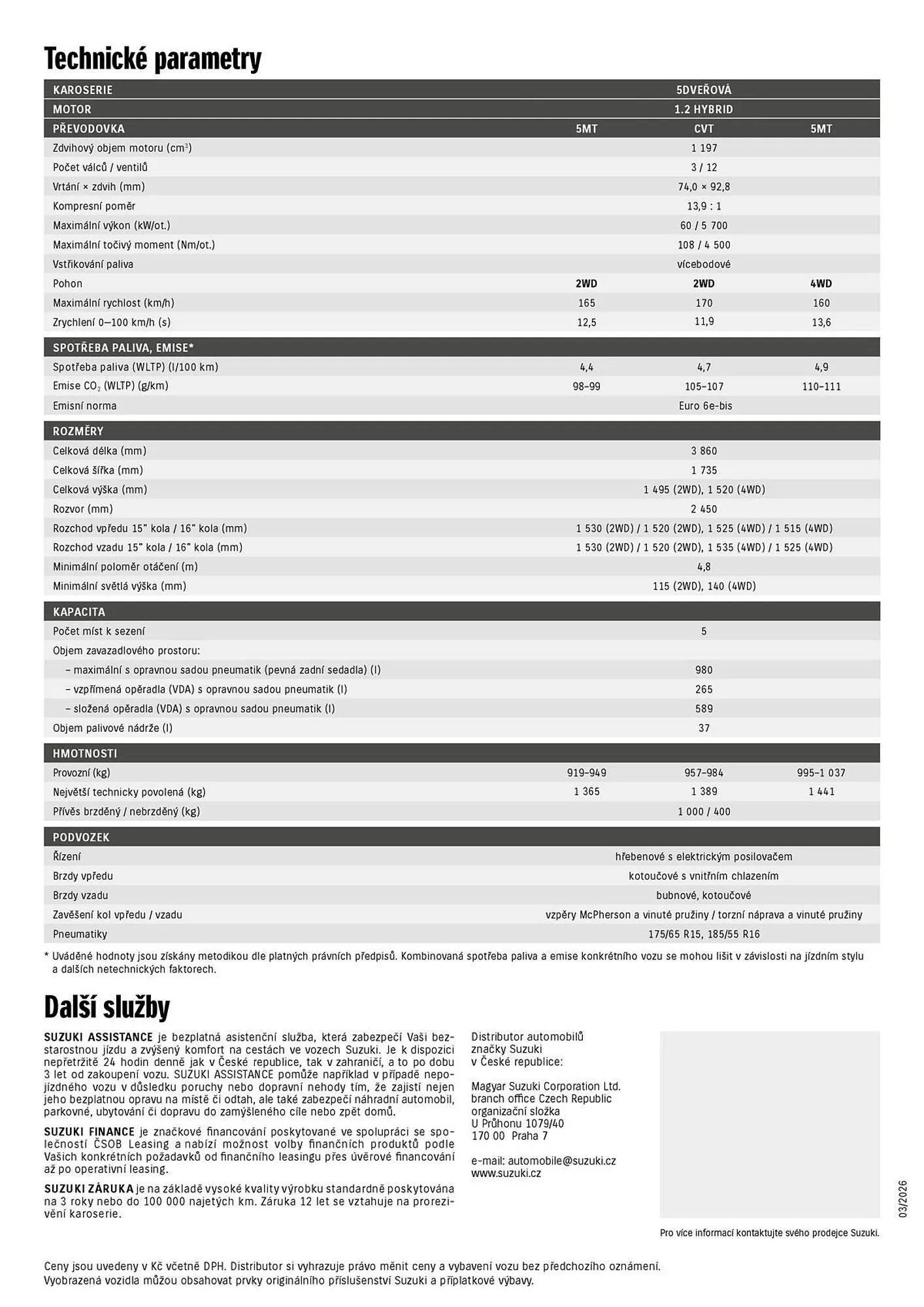 Suzuki leták - 5. března 30. dubna 2026 - Page 4
