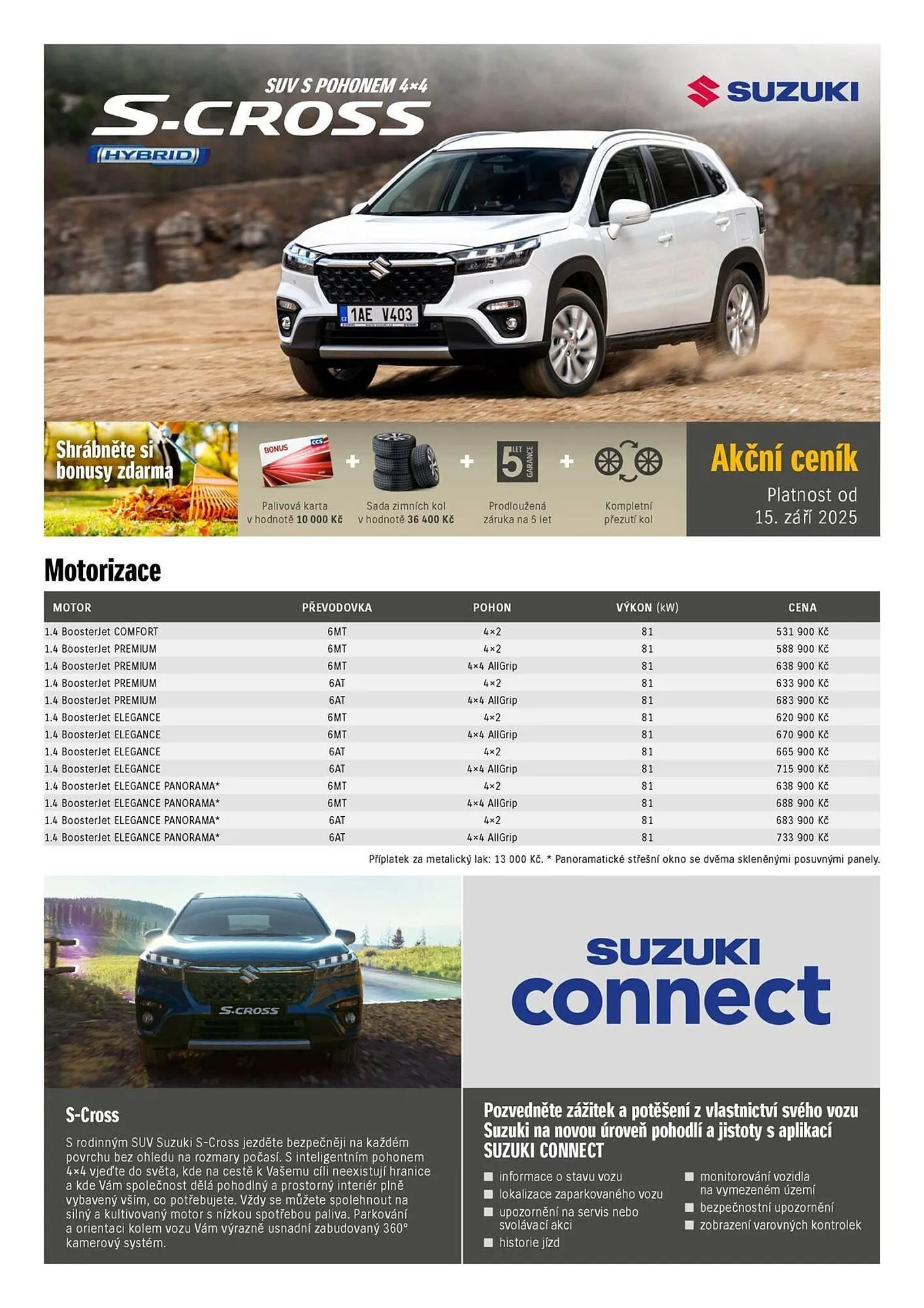 Suzuki leták - 15. září 14. ledna 2026 - Page 1