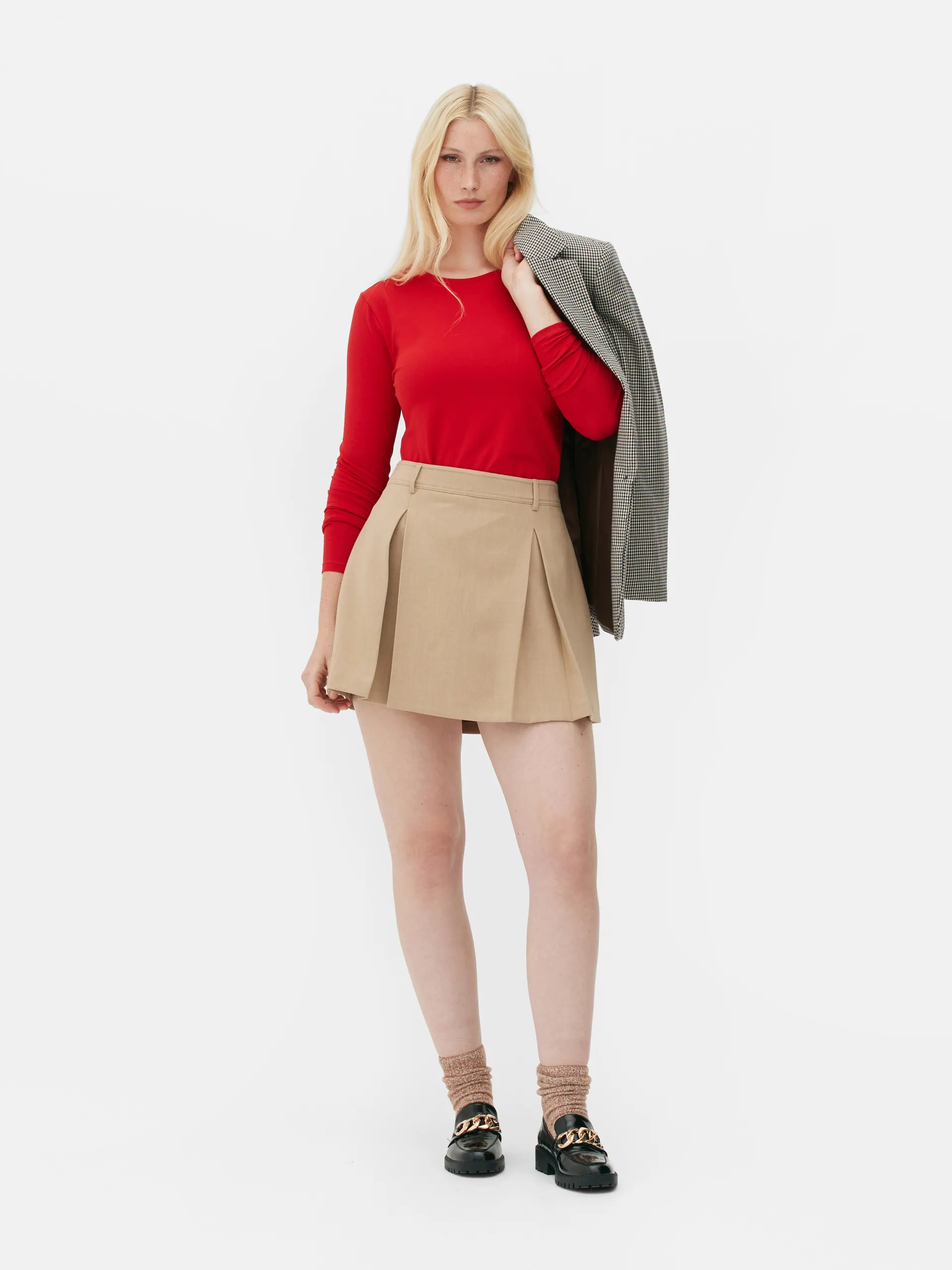 Stretch T-shirt met lange mouwen