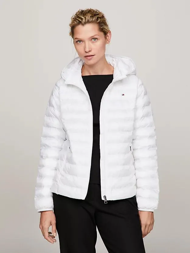 Global Stripe Water Repellent Lightweight Padded Jacket