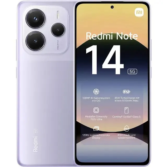 Xiaomi Redmi Note 14 5G 8/256GB Lavender Purple