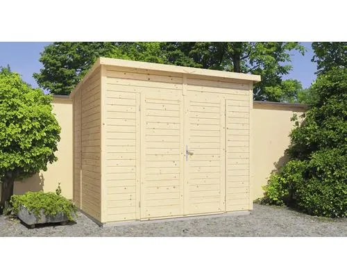 Dřevěný zahradní domek Bertilo Timmo 4 přírodní 239 x 181 cm vč. podlahy