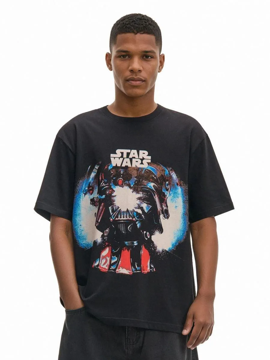 Černé tričko s potiskem Star Wars