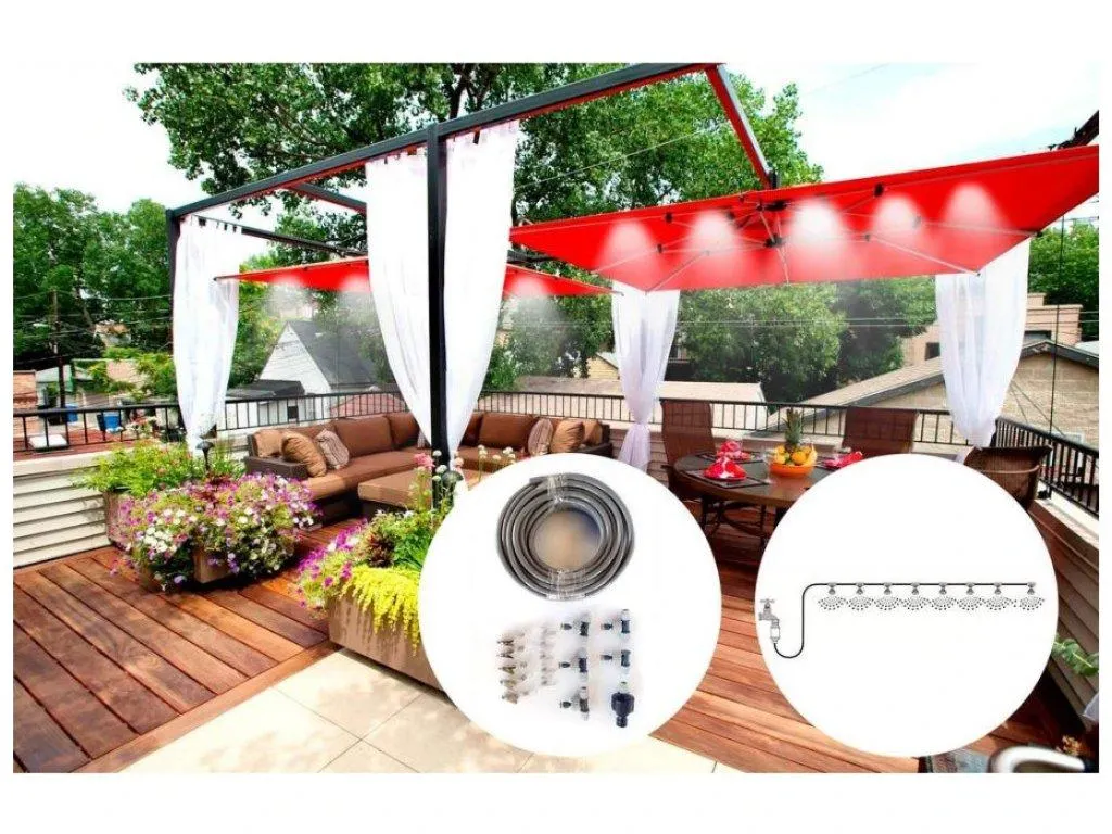 Souprava na vodní mlhu 7,5 m 5 trysek