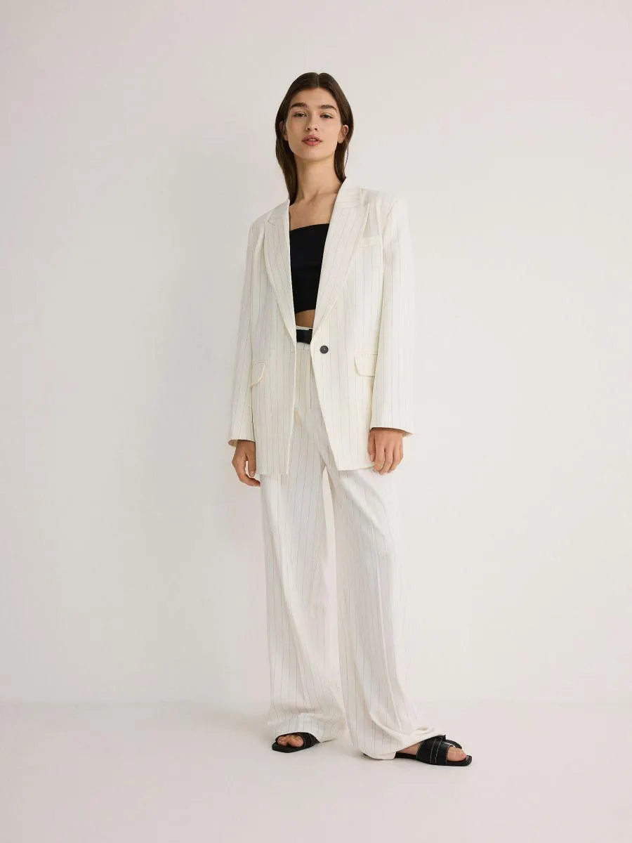 Proužkované kalhoty