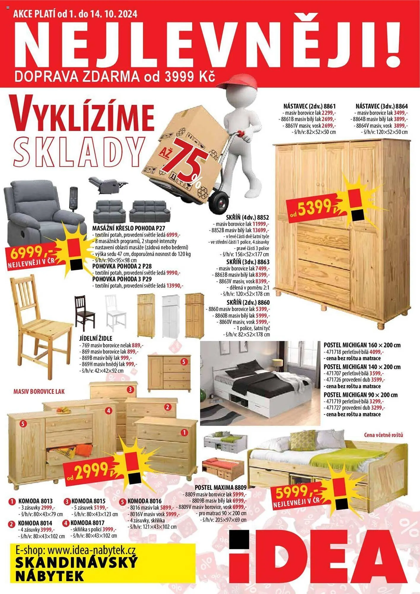 IDEA nábytek leták - 1. října 14. října 2024 - Page 1