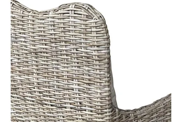 Ratanové křeslo s polštářem Lido