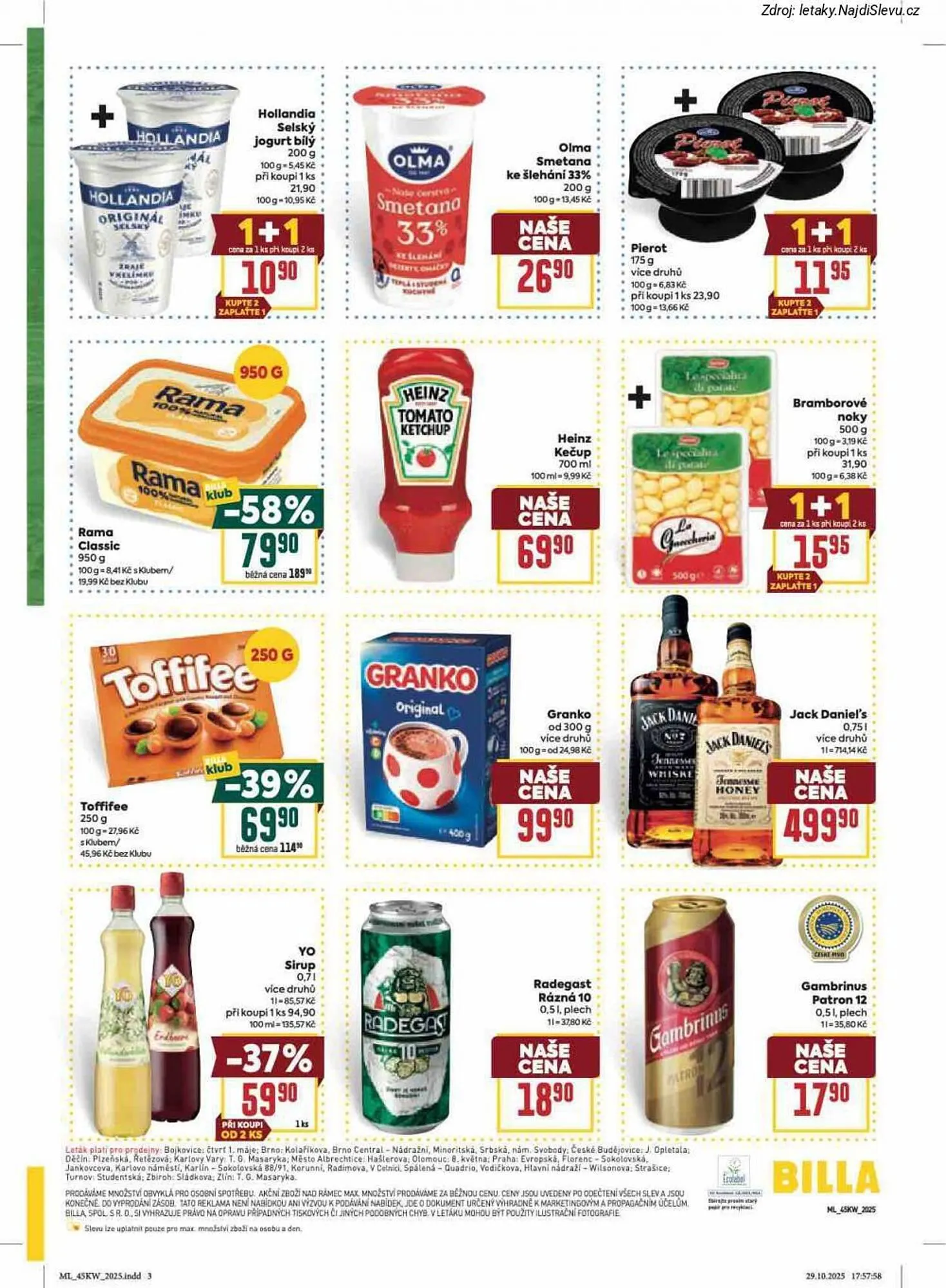 Billa leták - 5. listopadu 11. listopadu 2025 - Page 3
