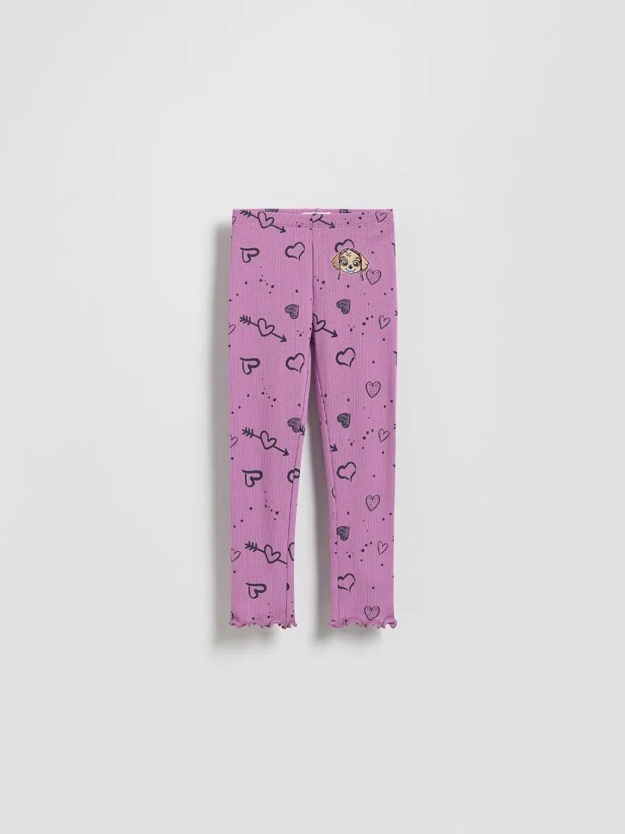 Žebrované legíny Paw Patrol