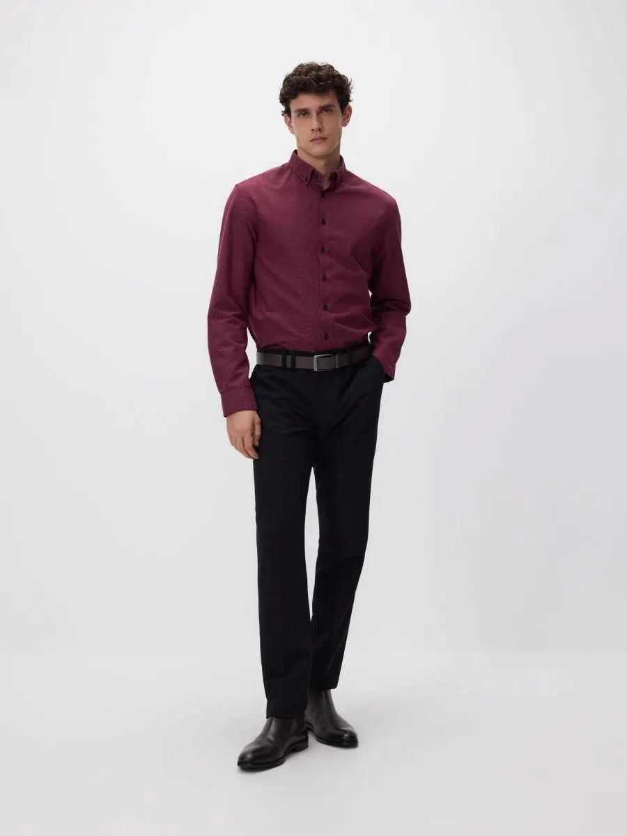 Košile regular fit s vysokým podílem bavlny