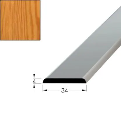 Spálenský Krycí lišta borovice/smrk 240 x 3,4 x 0,4 cm