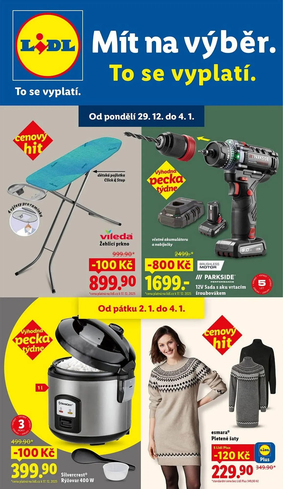 Lidl leták - 29. prosince 4. ledna 2026 - Page 1