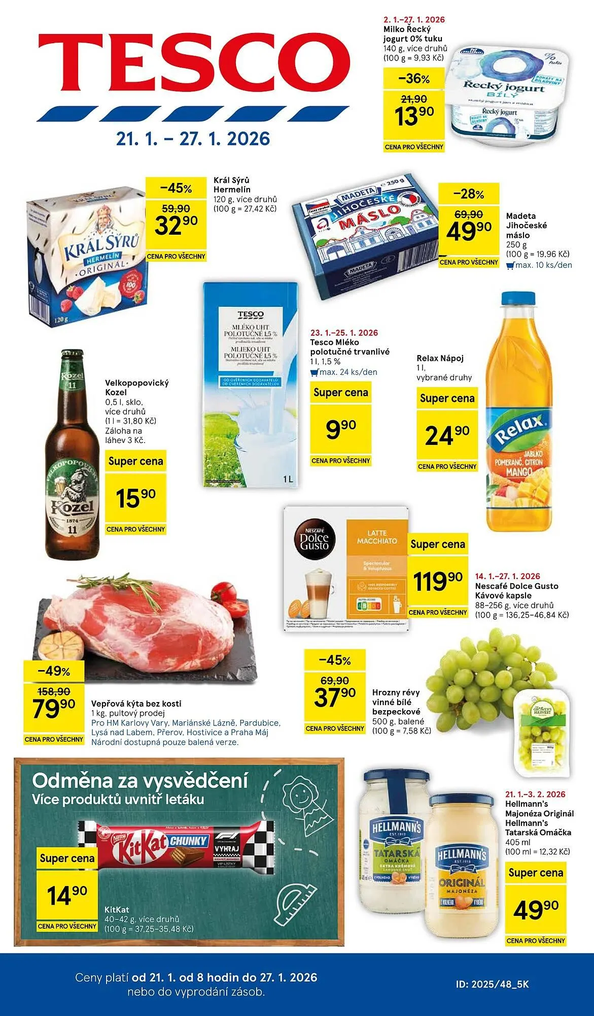 Tesco leták - 21. ledna 27. ledna 2026 - Page 1