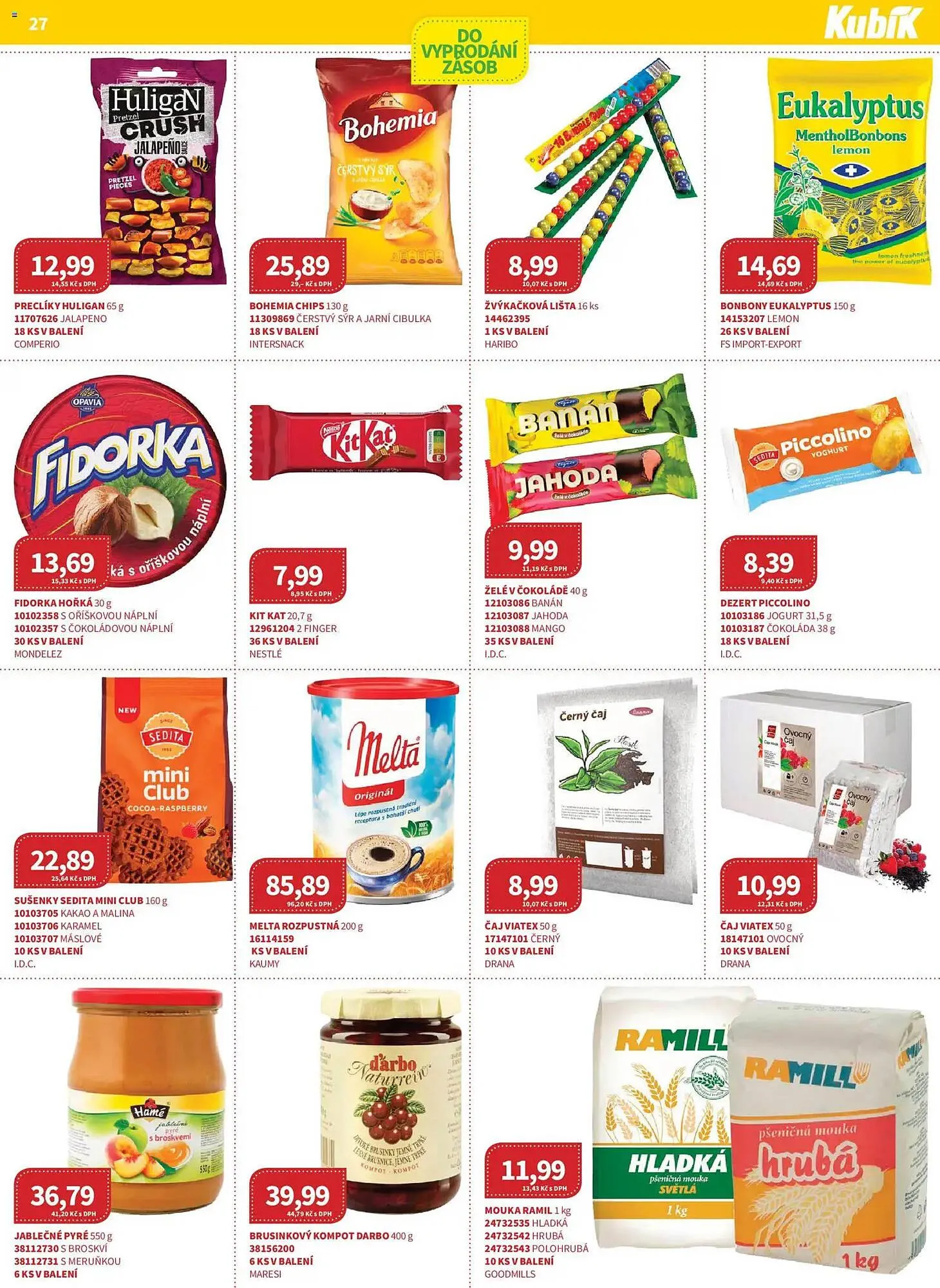 Kubík potraviny leták - 1. dubna 30. dubna 2026 - Page 27