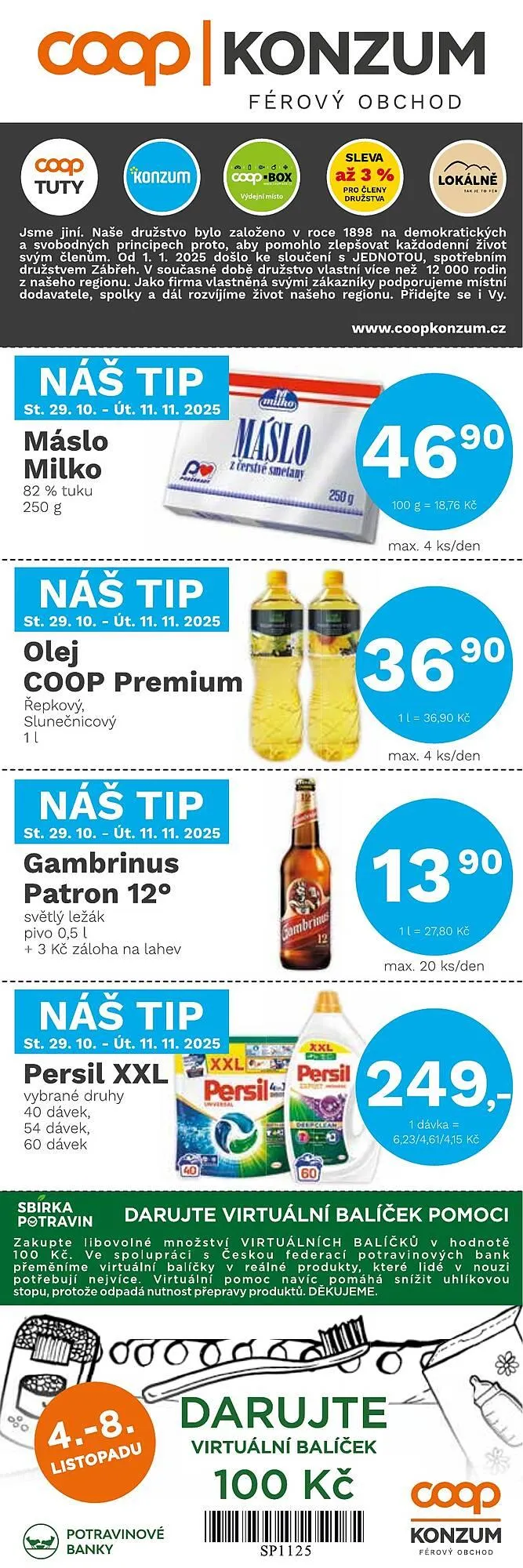 Konzum leták - 29. října 11. listopadu 2025 - Page 1
