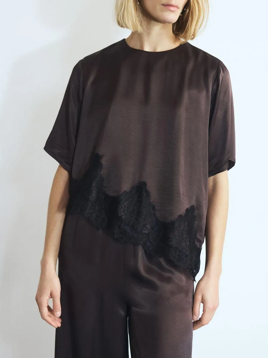 Asymetrický top s krajkou