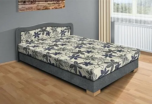 Postel APOLLO 140cm, s matrací, s roštem a s úložným prostorem