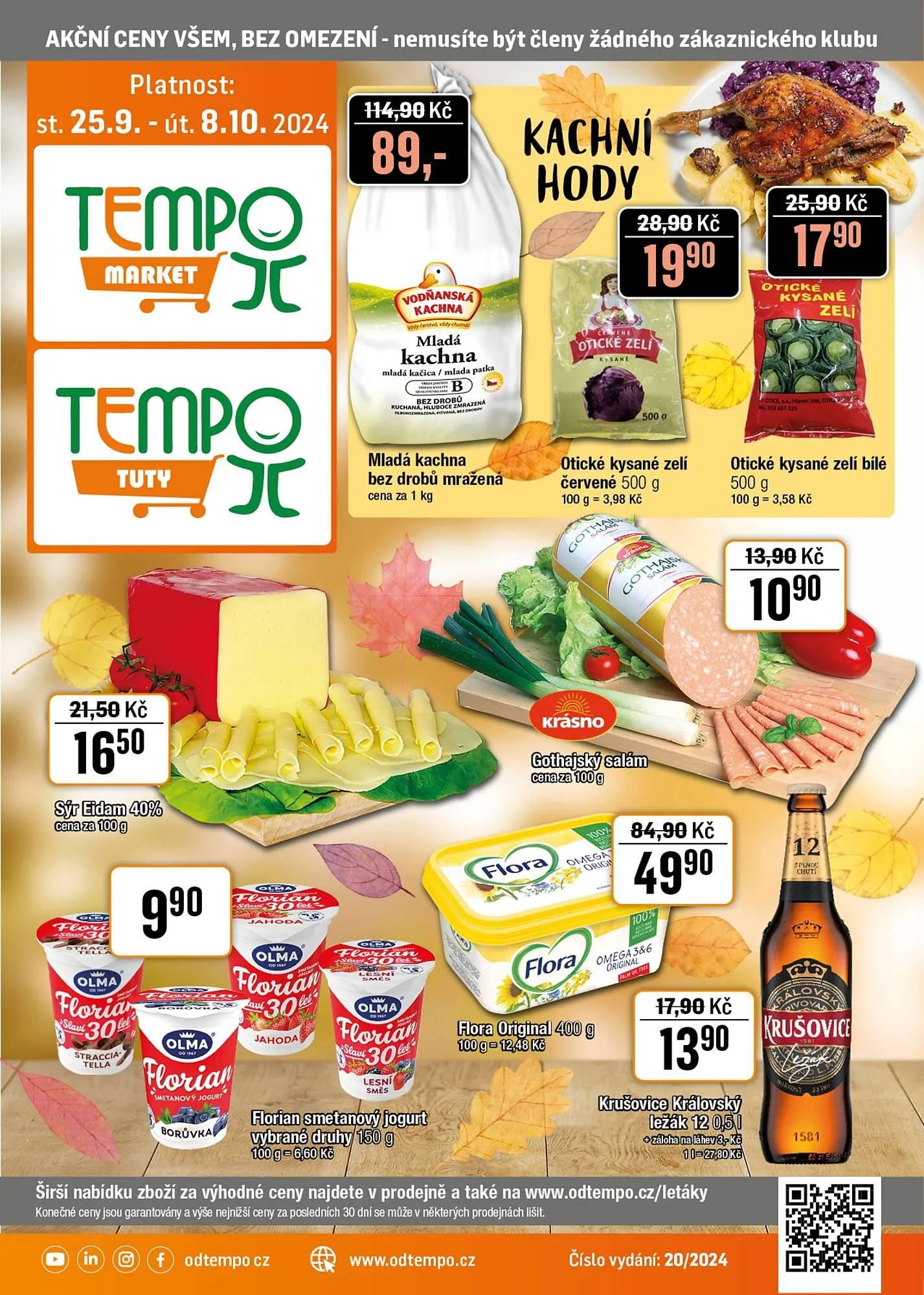 TEMPO leták - 25. září 8. října 2024 - Page 1