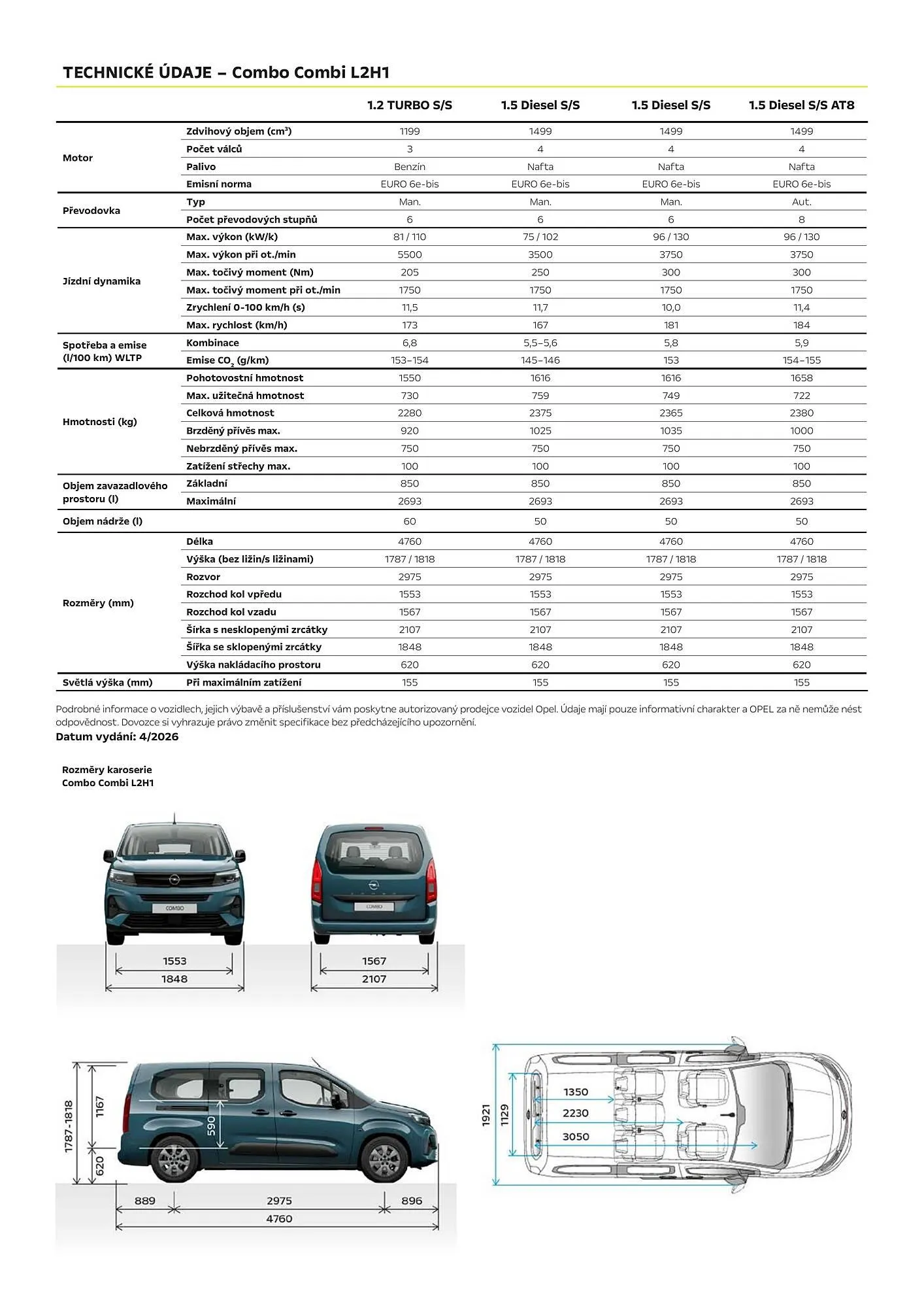 Opel leták - 1. dubna 31. srpna 2026 - Page 6