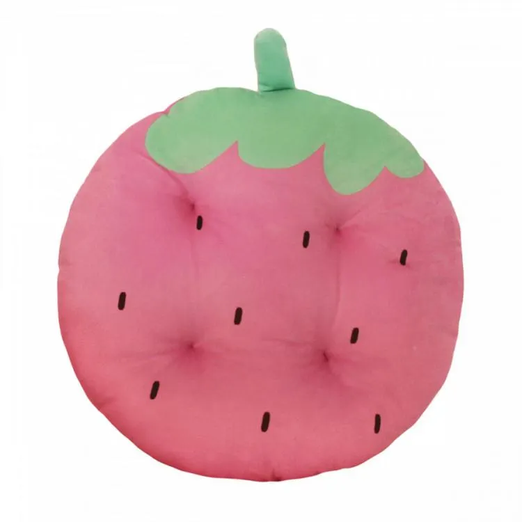 Polštářek kulatý Yummy Jahoda ø 35 cm